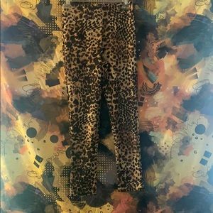 Cheetah joggers *brand new never worn*